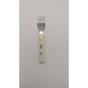 Vintage Peter Rabbit Beatrix Potter Child Toddler Fork Stainless Steel Cream